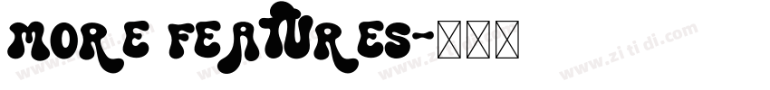 More Features字体转换